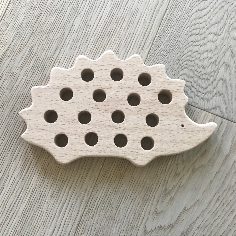 Hedgehog lacing toy for toddlers & kids - NWOT
